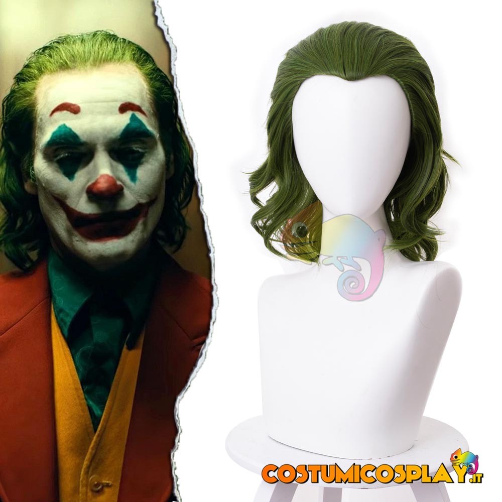 Parrucca cosplay Joker tratta dal film di Joaquin Phoenix