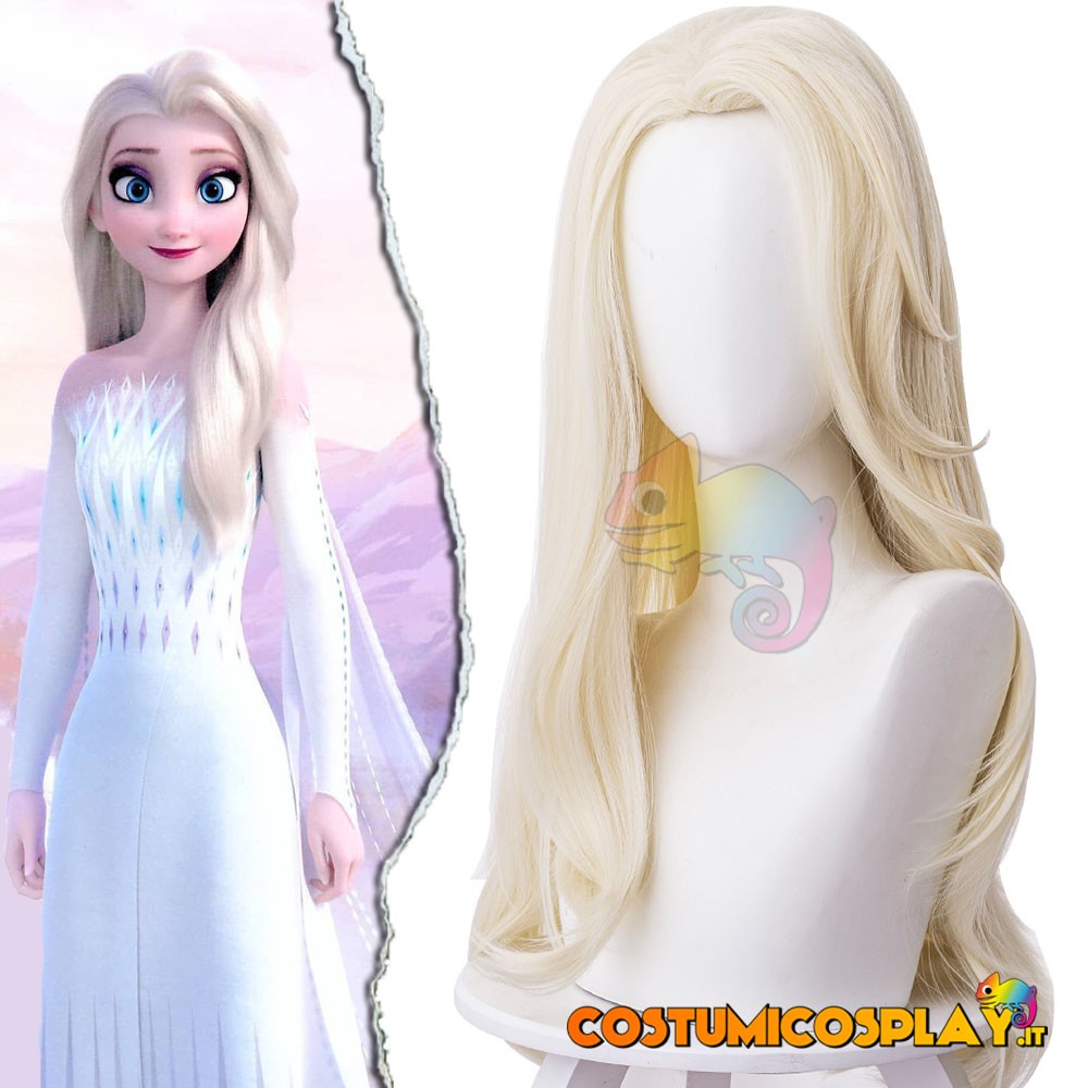 Parrucca cosplay Elsa tratta da Frozen II