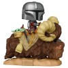 Figura POP! Mandalorian on Bantha with baby in bag Star Wars