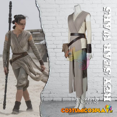 Costume cosplay Rey Star Wars