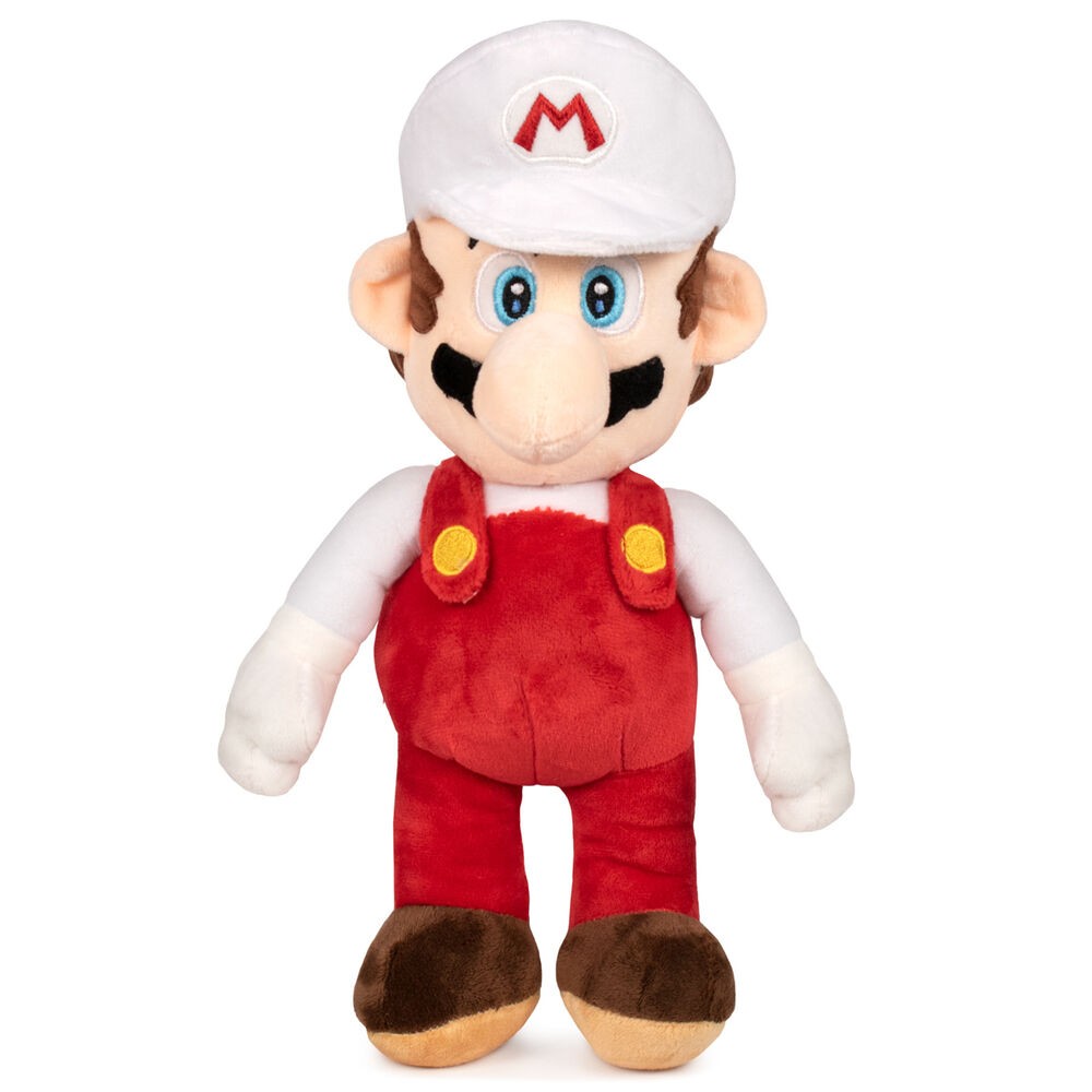 Peluche 35 cm Super Mario Bianco